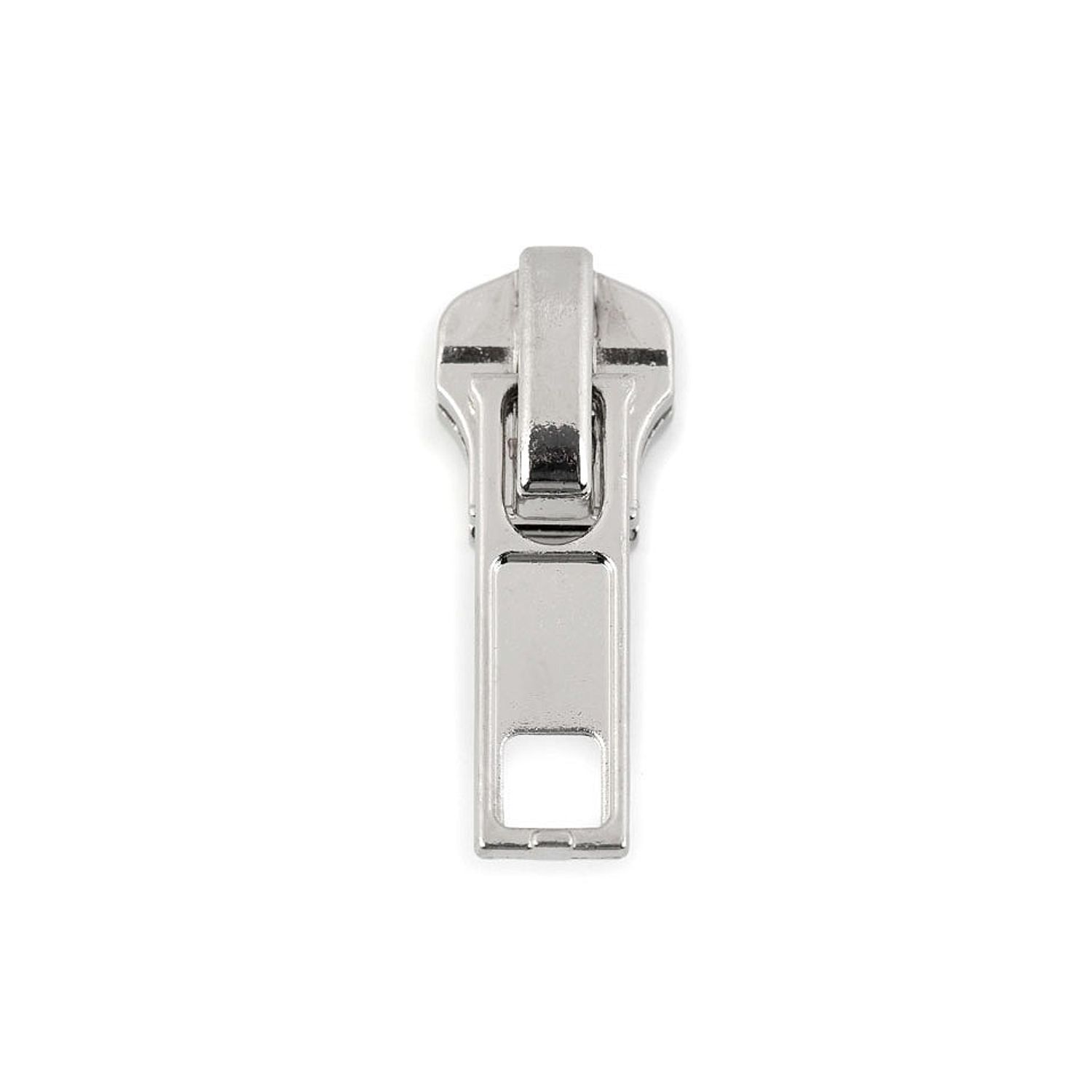 Cursor pentru fermoar metalic 5 mm Platinum fotografia produsului View 3 L