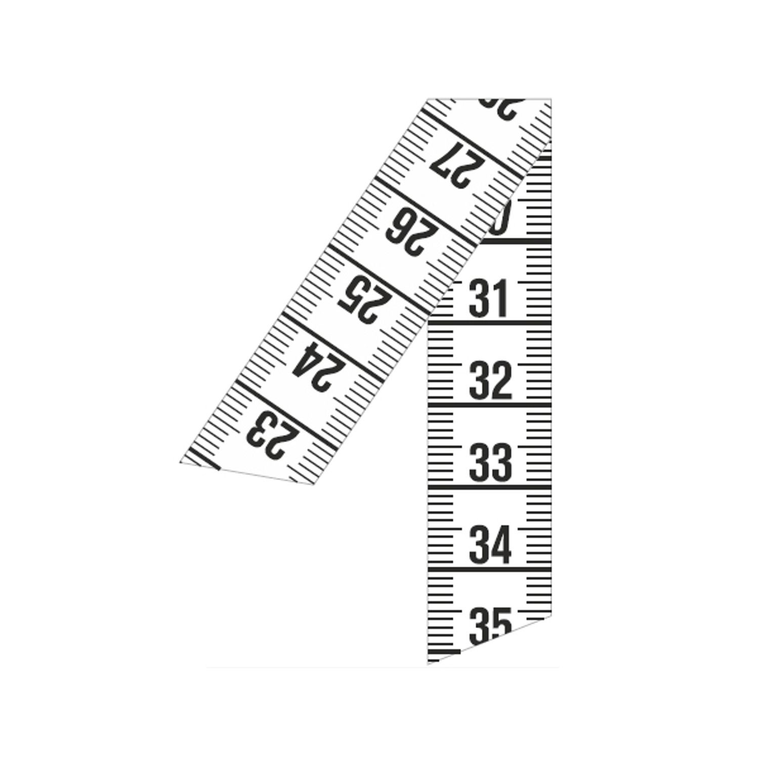 Centimetru de croitorie 2 fete Kyrra, lungime 150 cm, Alb fotografia produsului View 3 L