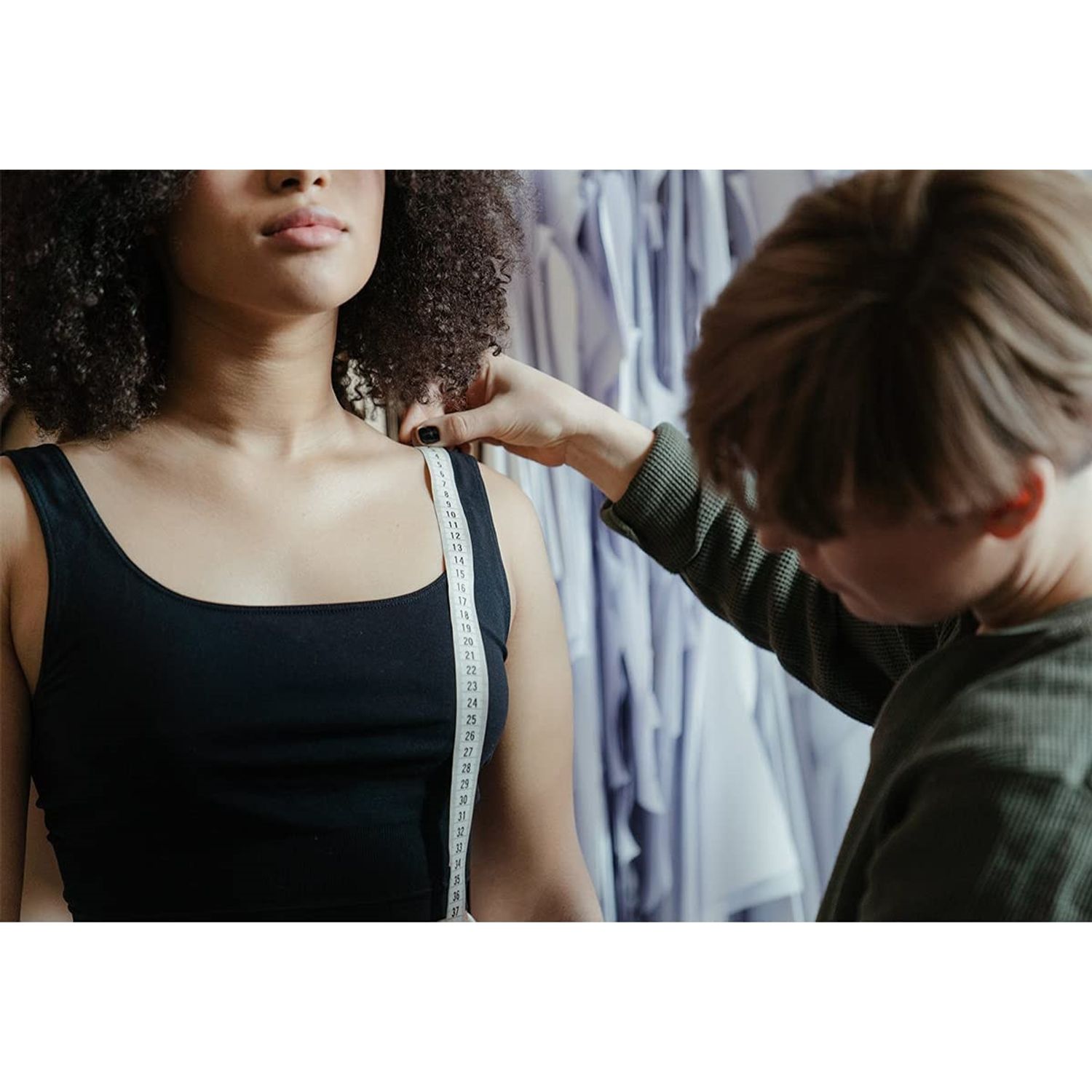 Centimetru de croitorie 2 fete Kyrra, lungime 150 cm, Alb fotografia produsului View 6 L