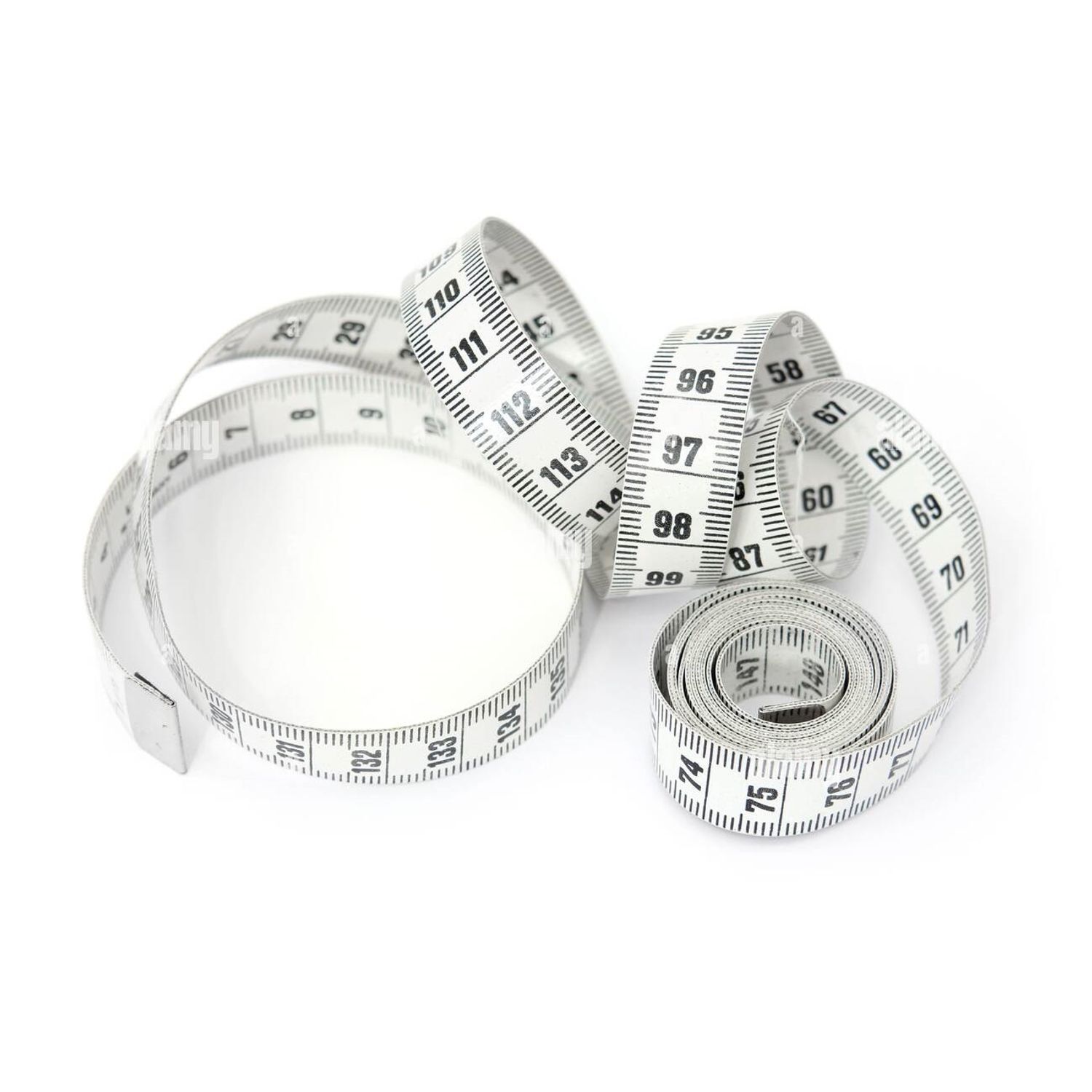 Centimetru de croitorie 2 fete Kyrra, lungime 150 cm, Alb fotografia produsului View 2 L