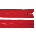 Fermoar plastic detasabil, lungime 35 cm, Rosu fotografia produsului