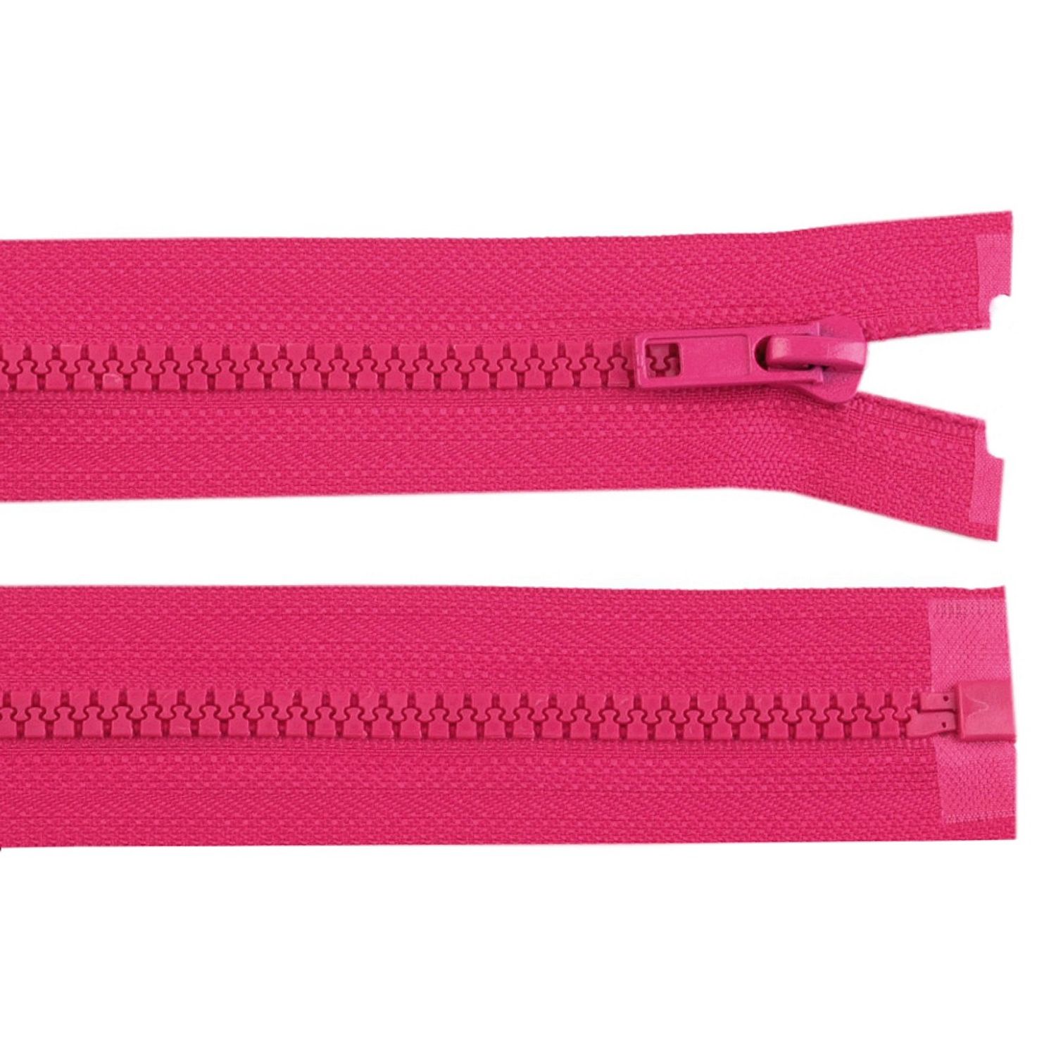 Fermoar plastic detasabil, lungime 45 cm, Roz zmeura fotografia produsului