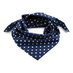Batic bumbac, imprimeu buline, 65x65 cm Bleumarin fotografia produsului