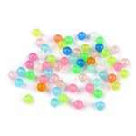 Margele plastic fosforescente diametru 8 mm 20 g Multicolor fotografia produsului