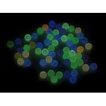 Margele plastic fosforescente diametru 8 mm 20 g Multicolor fotografia produsului View 2 S