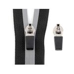 Cursor metalic fermoar ascuns 5 mm, Platinum fotografia produsului View 2 S
