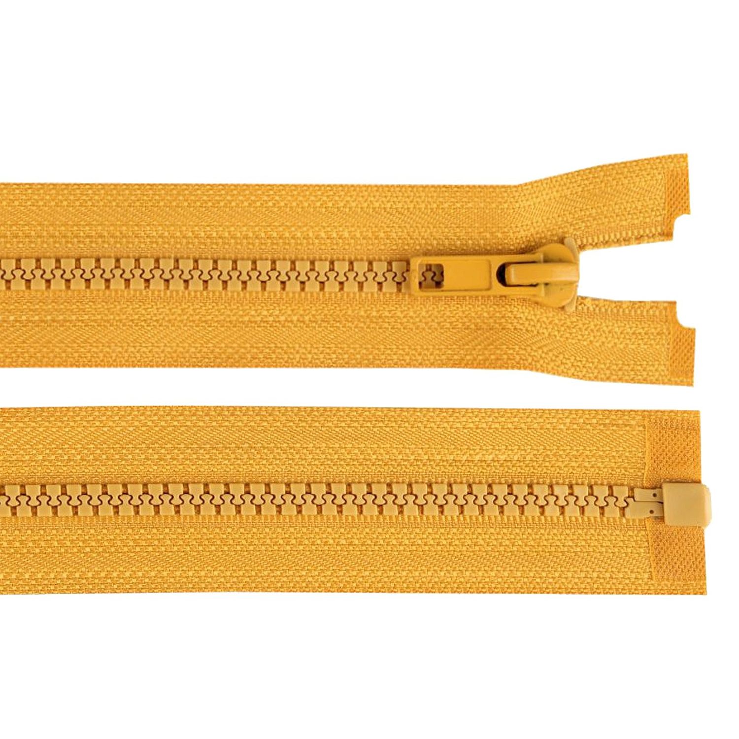Fermoar plastic detasabil, lungime 50 cm, Galben mustar fotografia produsului