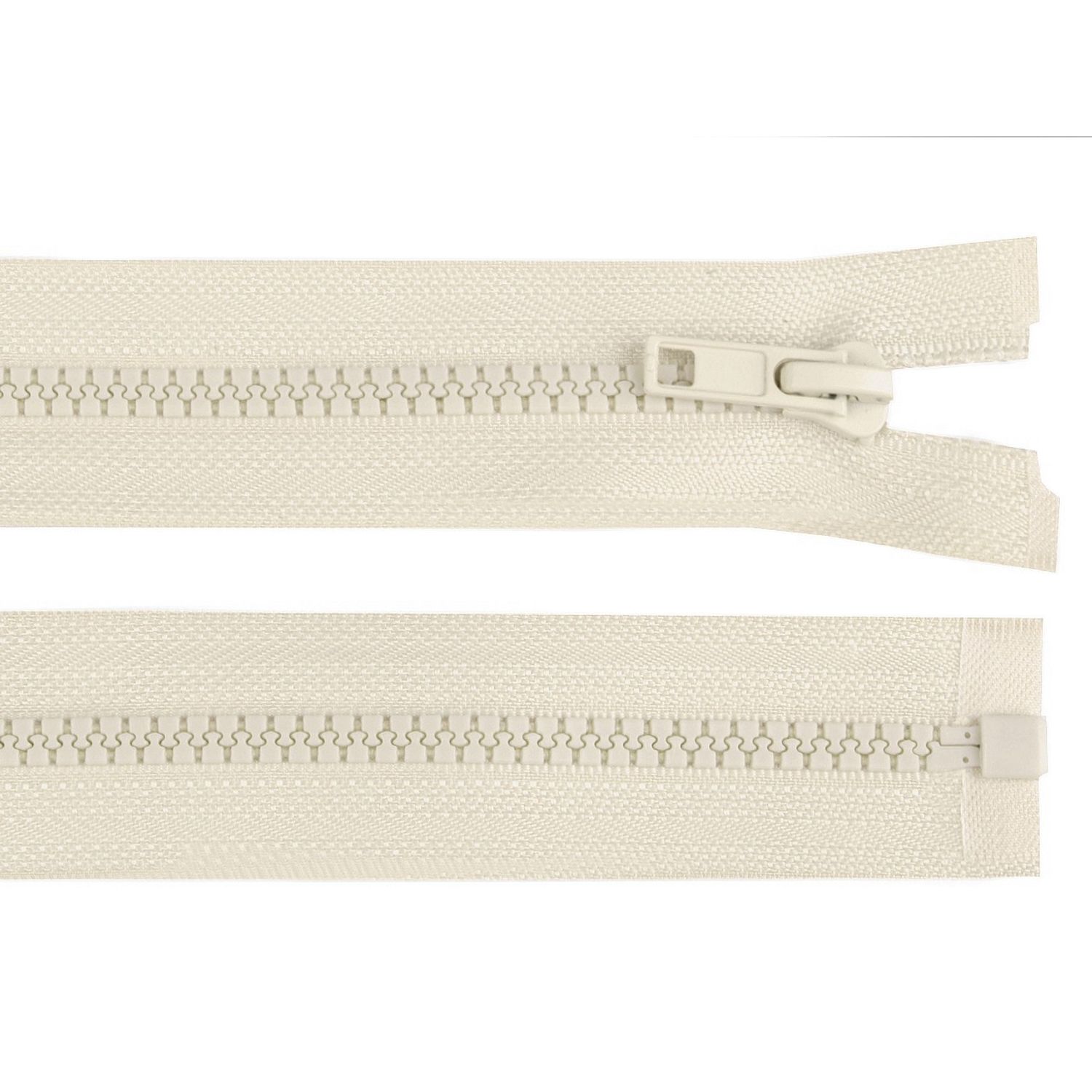 Fermoar plastic detasabil, lungime 55 cm, Crem fotografia produsului
