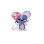 Aplicatie textila termoadeziva brodata 6 x 6.6 cm Soricel fotografia produsului