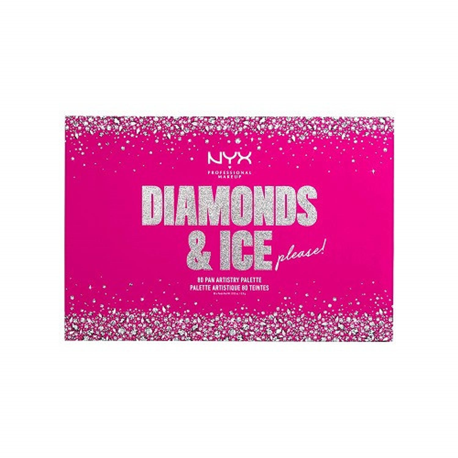 Paleta de farduri, NYX, Diamonds Ice, 80 culori fotografia produsului View 4 L