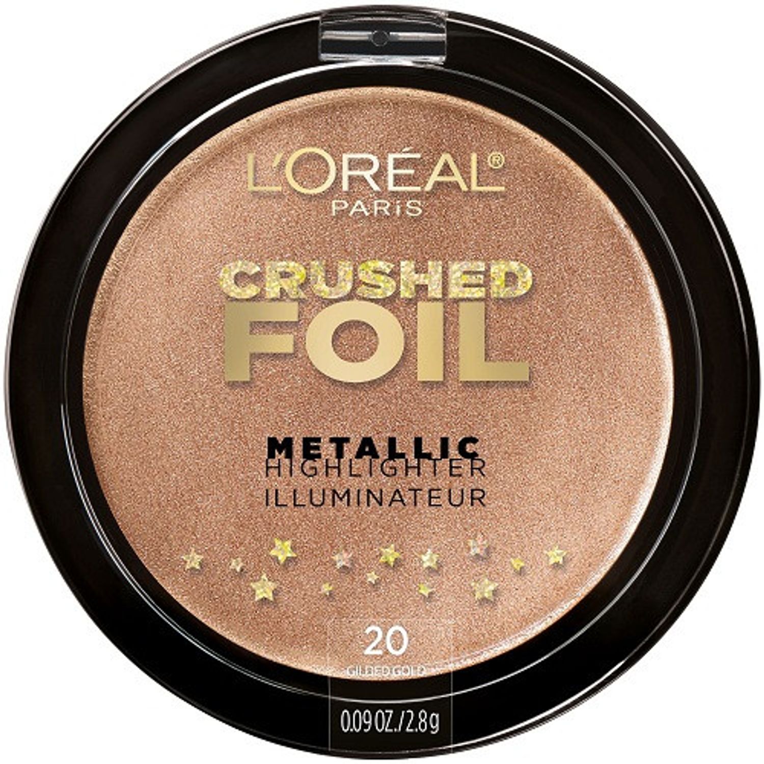 Iluminator, Loreal, Crushed Foil Metallic, 20 Gilded Glow fotografia produsului