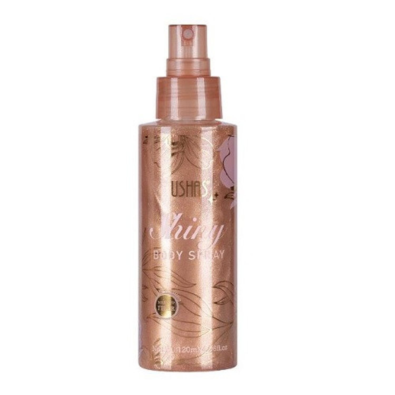 Spray iluminator de corp, Ushas, Shiny, 03, 120 ml fotografia produsului