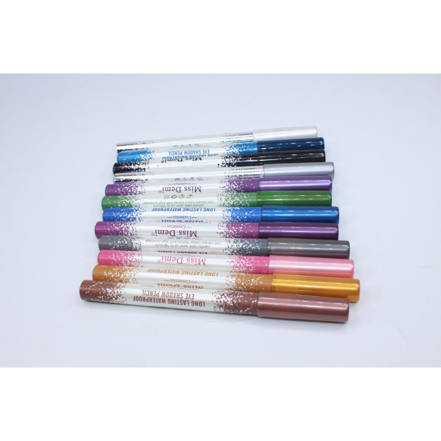 Set 12 creioane ochi waterproof, Miss Demi, Lunga Durata fotografia produsului View 4 L