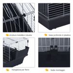 PawHut Cusca Transport pentru Mici Rozatori, 100x55x41cm fotografia produsului View 5 S