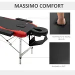 HOMCOM Pat profesional de masaj din aluminiu fotografia produsului View 6 S