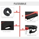 HOMCOM Pat profesional de masaj din aluminiu fotografia produsului View 5 S