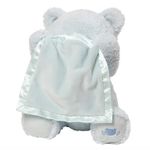 Jucarie interactiva, Ursulet de plus Cucu Bau, Peek a Boo, vorbeste in Limba Engleza, Smartic&reg;, albastru fotografia produsului View 3 S