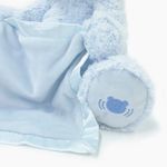Jucarie interactiva, Ursulet de plus Cucu Bau, Peek a Boo, vorbeste in Limba Engleza, Smartic&reg;, albastru fotografia produsului View 4 S
