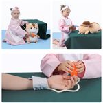 Set interactiv pentru copii &ldquo;Doctorasul Vesel&rdquo;, 9 piese, Tumama&reg;, varsta +3 ani, Material Plus/Bumbac, alb fotografia produsului View 2 S