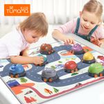 Covoras interactiv si educativ cu masinute, 68x68 cm, material plastic ABS,  Tumama&reg;, multicolor fotografia produsului View 6 S
