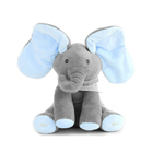 Jucarie interactiva Elefant din Plus, Canta in Limba Romana &ldquo;Daca vesel se traieste&rdquo;, Smartic, albastru fotografia produsului