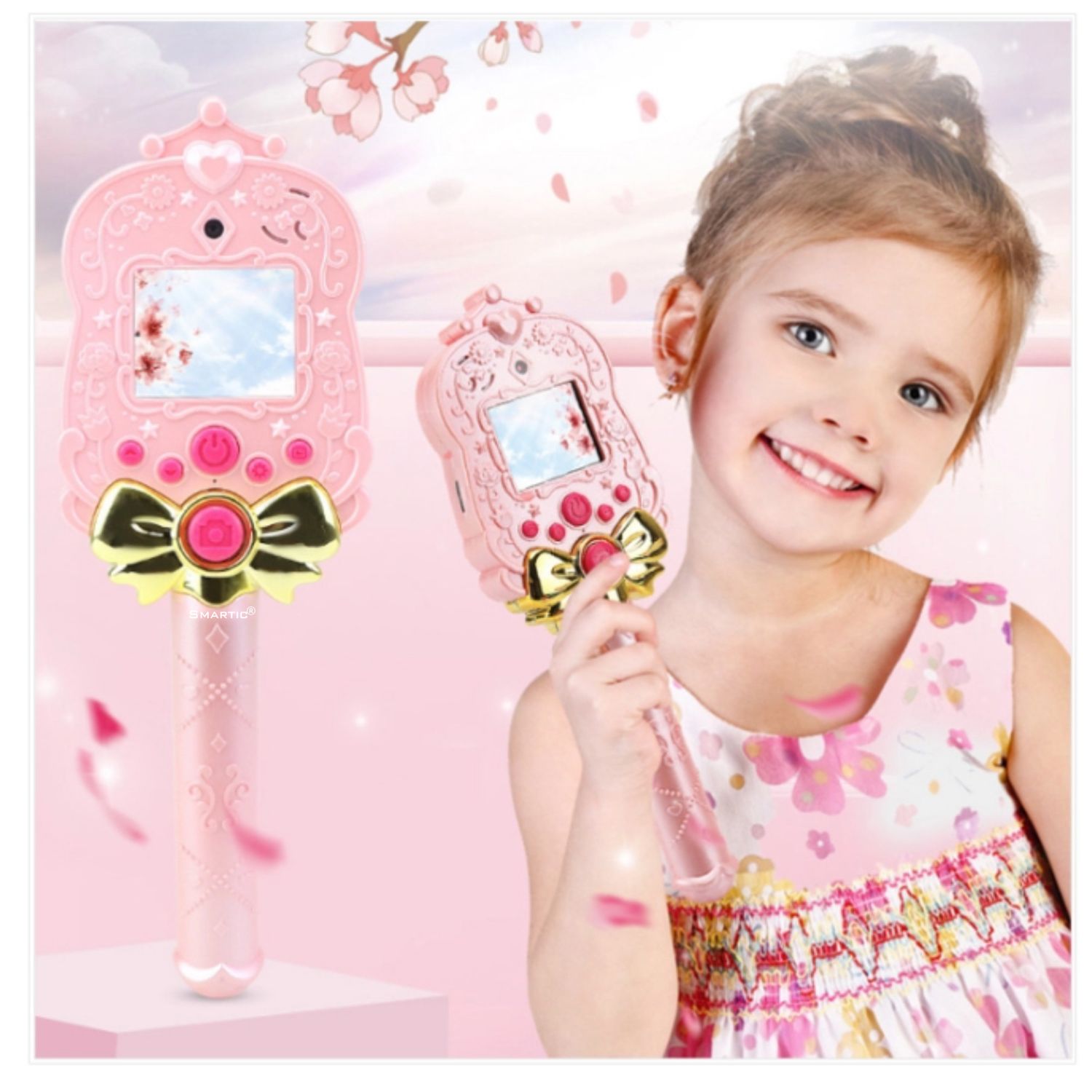 Jucarie aparat foto pentru copii Magic Mirror, Display 2.0 inch, Camera 5 MP, Functie Foto/Video, Focalizare - 5949128929495 fotografia produsului View 5 L