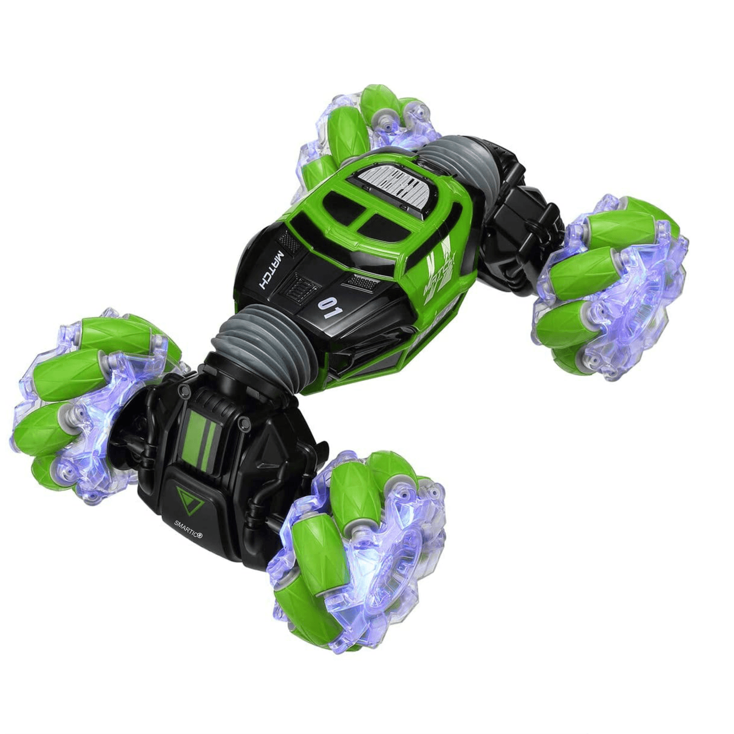 Masina cu telecomanda si control inductie Stunt Car, Lumini si Sunet, Cascadorii, Rotire 360ᵒ Frecventa 2.4Ghz, - 5949128928887 fotografia produsului