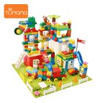 Set blocuri de constructie “Orasul meu”, multiple activitati,  225 piese, Tumama®, multicolor fotografia produsului View 6 S