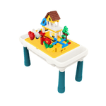 Set interactiv cu masuta si blocuri de constructie, Tumama&reg;, varsta 3 ani+, 300 piese, multicolor fotografia produsului