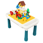 Set interactiv cu masuta si blocuri de constructie, Tumama&reg;, varsta 3 ani+, 300 piese, multicolor fotografia produsului View 4 S