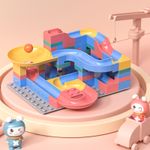 Set blocuri constructie pentru copii, Labirintul Interactiv, +3 ani, 69 piese, material plastic,Tumama&reg;, multicolor fotografia produsului View 6 S