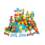 Set blocuri de constructie &ldquo;Parcul distractiei&rdquo;, multiple activitati,  160 piese, Tumama&reg;, multicolor fotografia produsului
