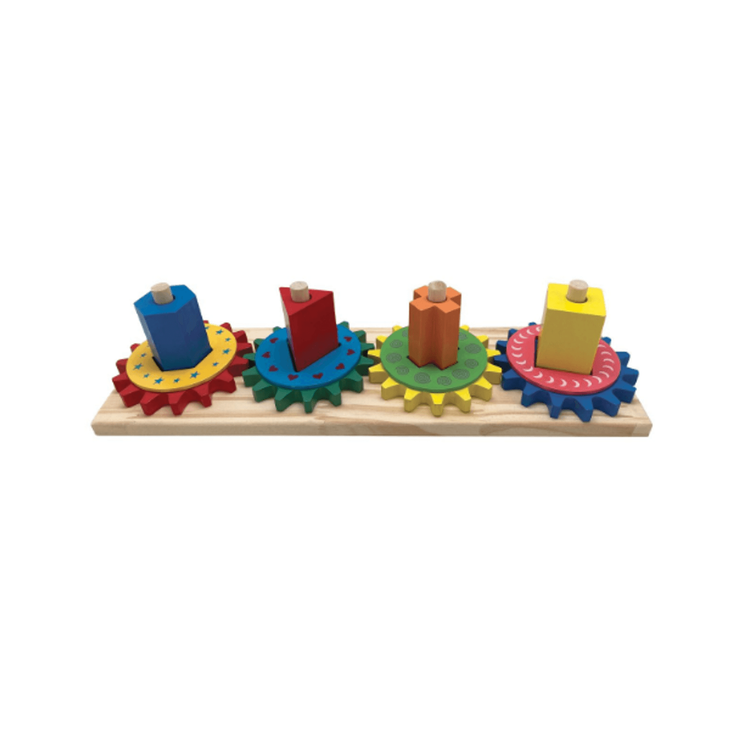 Joc educativ din lemn pentru copii, 4 forme geometrice, varsta +3 ani, Smartic&reg;, multicolor fotografia produsului View 5 L