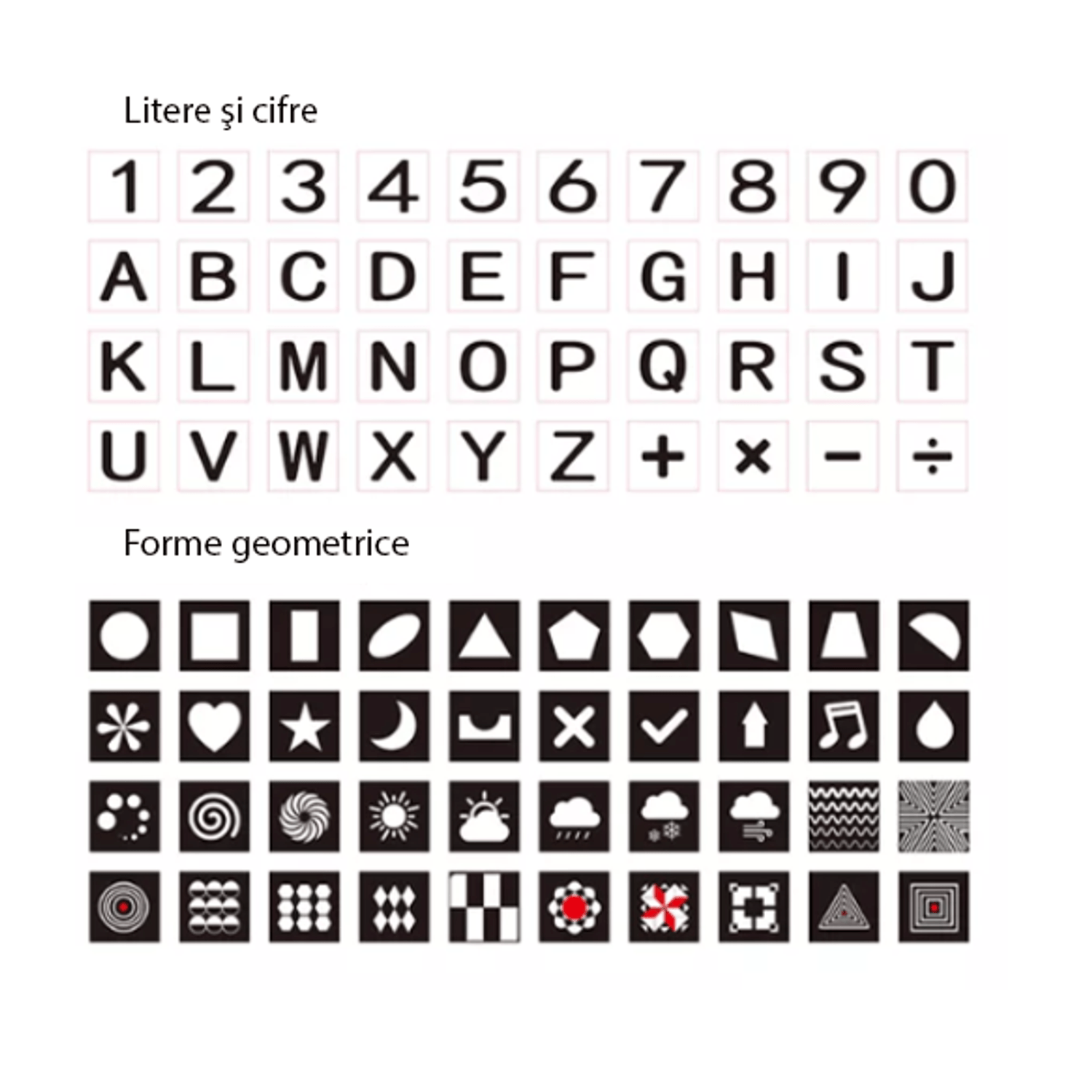 Set cartonase asociere 4 in 1, Tumama&reg; pentru bebelusi si copii, 80 piese, Litere, Cifre, Animale, Forme - 6970164872048 fotografia produsului View 4 L