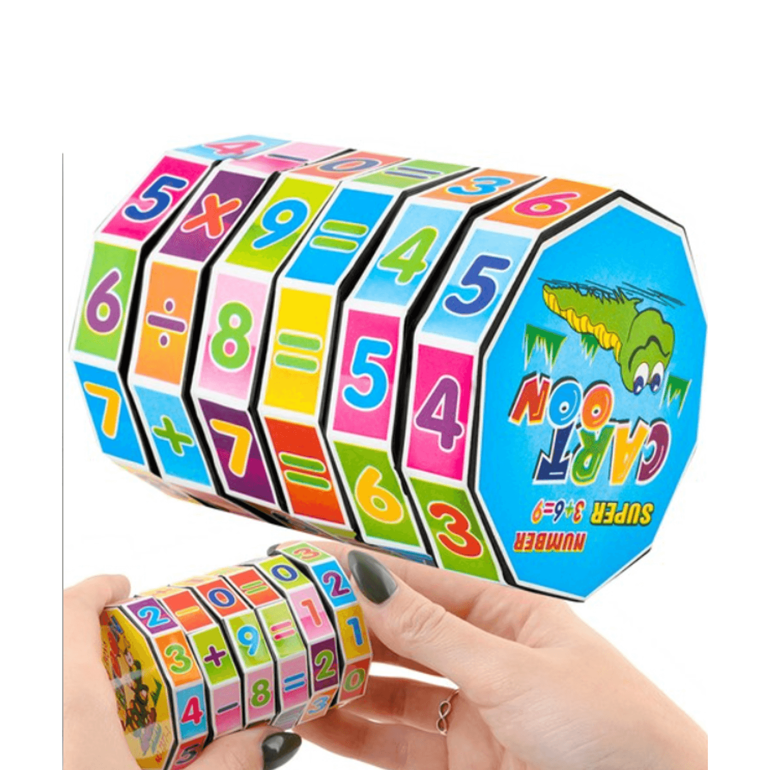 Cub educativ pentru copii, Calcule matematice simple, Smartic&reg;, varsta +3 ani, multicolor fotografia produsului View 3 L