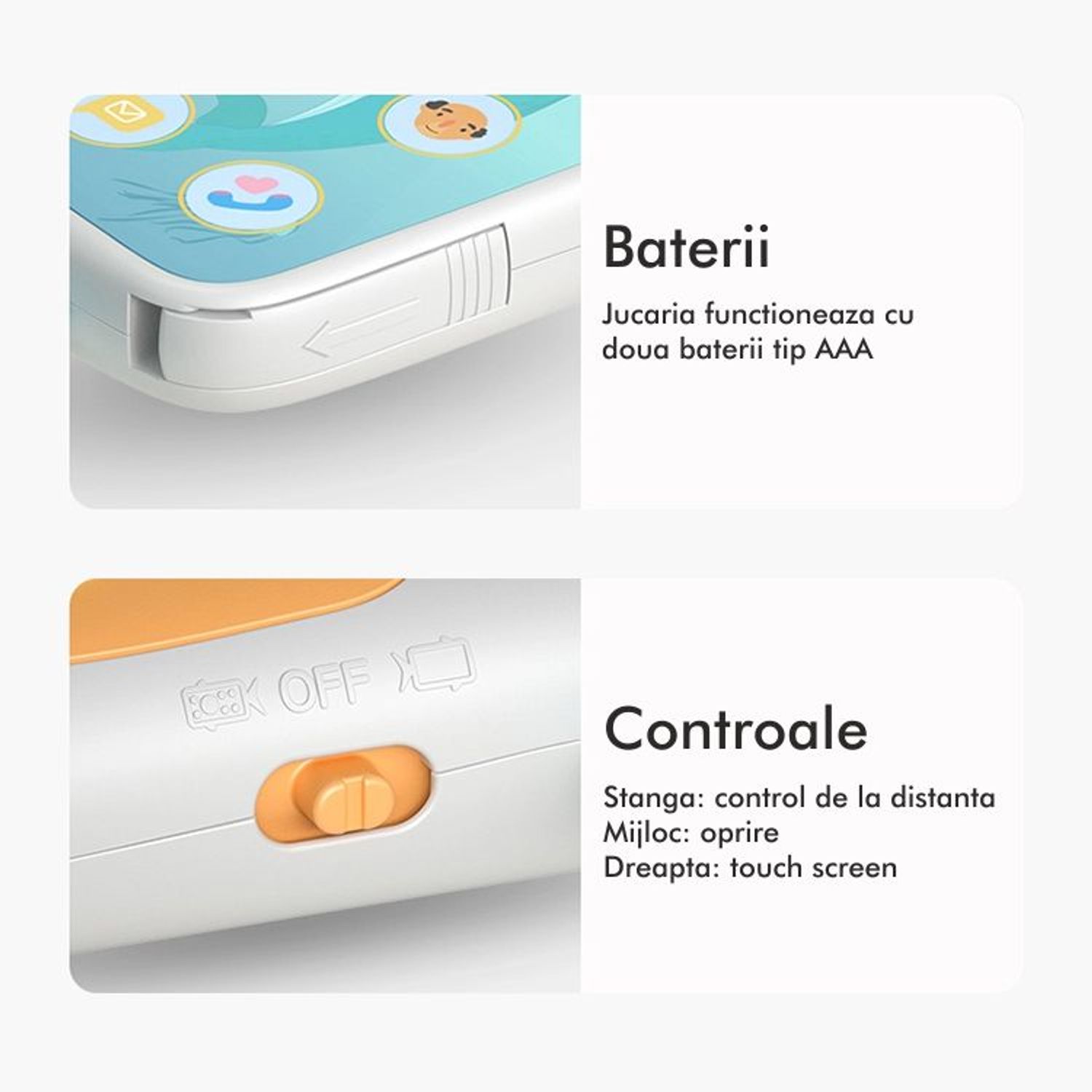 Telefon muzical interactiv cu peste 100 de sunete educative pentru copii, Material Plastic/Cauciuc, Varsta +18 - 5949128926173 fotografia produsului View 3 L