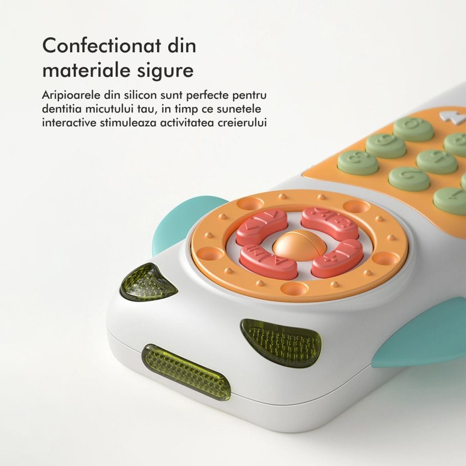 Telefon muzical interactiv cu peste 100 de sunete educative pentru copii, Material Plastic/Cauciuc, Varsta +18 - 5949128926173 fotografia produsului View 6 L