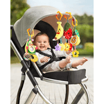 Set 4 jucarii din plus pentru bebelusi si copii, agatatoare, model fructe, Tumama®, multicolor fotografia produsului View 3 S