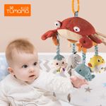 Jucarie Carusel cu Oglinda Acrilica si Zornaitori, Animale Marine, Varsta recomandata +0 luni, Tumama&reg;, multicolor fotografia produsului View 6 S