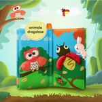 Carte interactiva fosnitoare Animal's Tails, TUMAMA&reg;, 6 animalute colorate, pentru dentitia copiilor si a - 6970164874707 fotografia produsului View 4 S