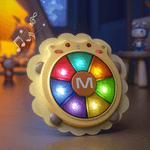 Toba muzicala pentru copii si bebelusi, &ldquo;Oita Prietenoasa&rdquo;, Sunete si Lumini, +12 luni, Tumama&reg;, bej fotografia produsului View 5 S