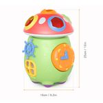 Jucarie muzicala interactiva cu sortare de forme Ciupercuta Magica Tumama®, design amuzant si colorat, varsta +18 luni, verde fotografia produsului View 2 S