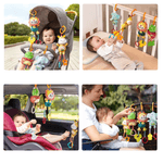 Set 4 Jucarii Agatatoare din Plus, pentru Bebelusi si Copii, Model Animale, Varsta +0 luni, Tumama&reg;, multicolor fotografia produsului View 6 S