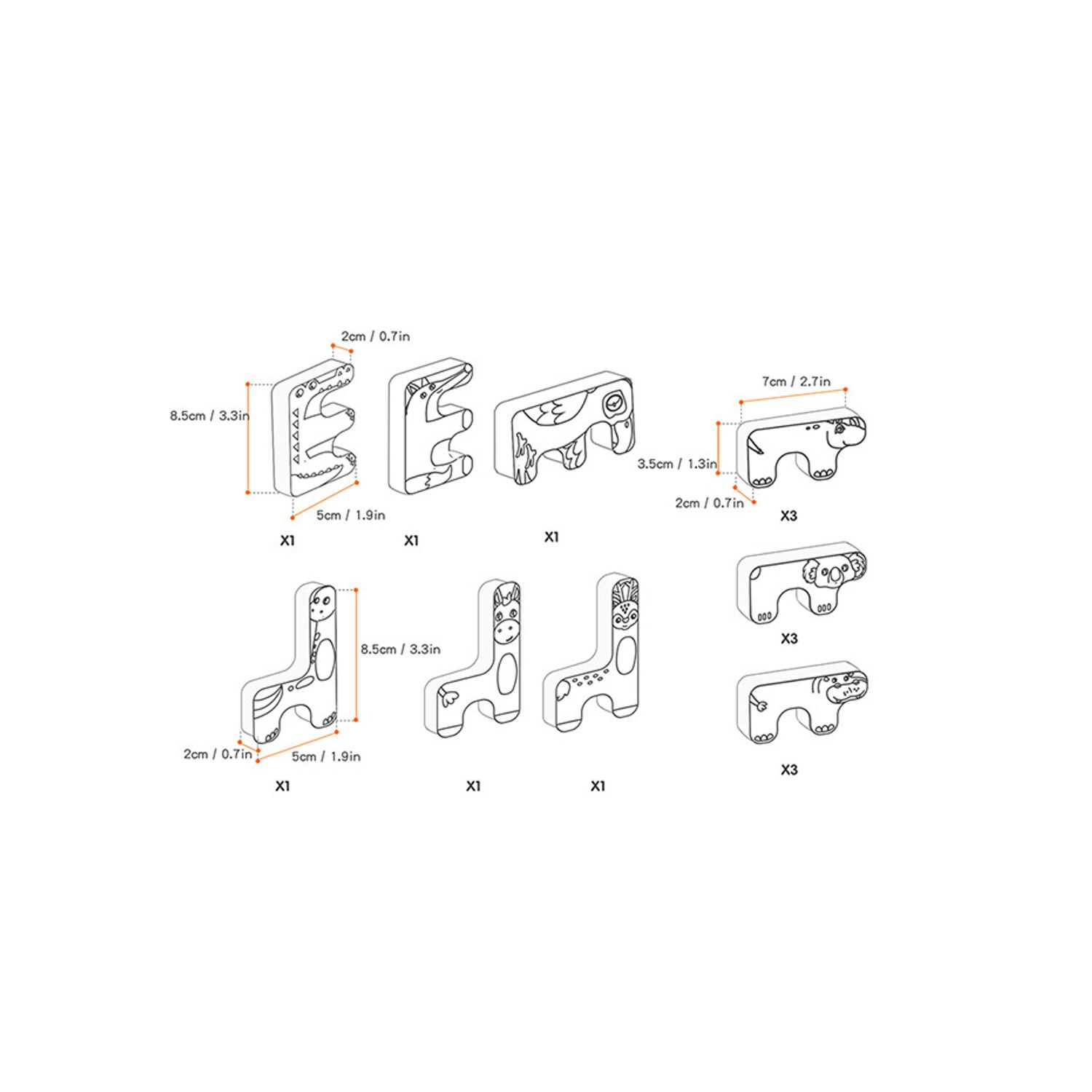 Joc Interactiv 15 piese cu Animale, Puzzle, Material non-toxic, Stimuleaza imaginatia si dexteritatea, Colturi - 6970164875407 fotografia produsului