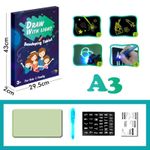 Set tablita de colorat SMARTIC&reg; cu LED, A3 fotografia produsului View 2 S
