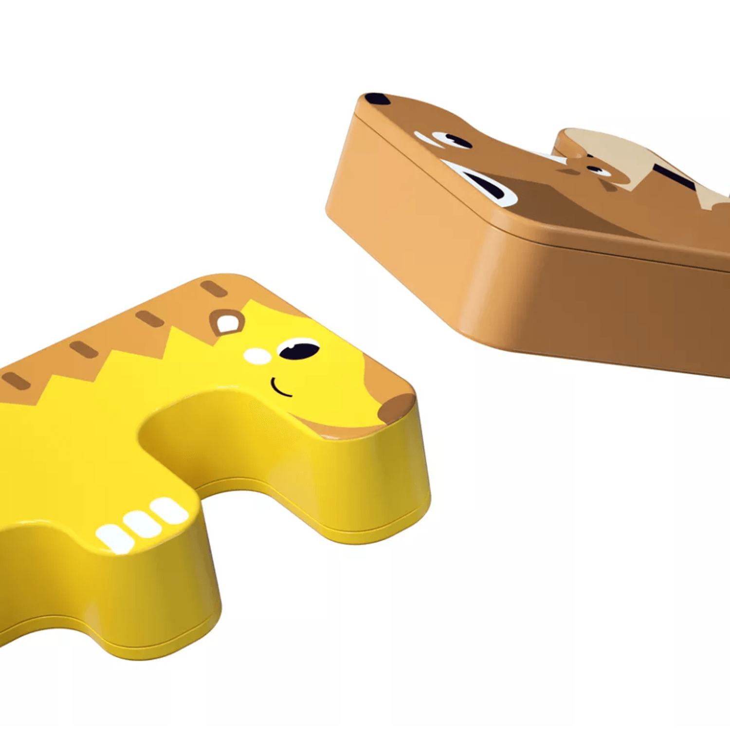 Joc Interactiv 15 piese cu Animale, Puzzle, Material non-toxic, Stimuleaza imaginatia si dexteritatea, Colturi - 6970164871720 fotografia produsului