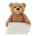 Jucarie interactiva, Smartic&reg;, Ursulet de plus Cucu-Bau, Peek a Boo - Vorbeste in Limba Engleza, Crem fotografia produsului