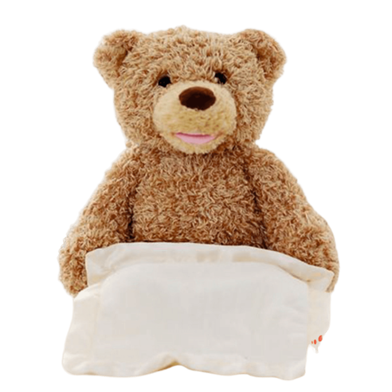 Jucarie interactiva, Smartic&reg;, Ursulet de plus Cucu-Bau, Peek a Boo - Vorbeste in Limba Engleza, Crem fotografia produsului