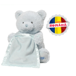 Ursulet de plus Cucu Bau, Peek a Boo in Limba Romana, Jucarie interactiva, Smartic&reg;, albastru fotografia produsului View 4 S