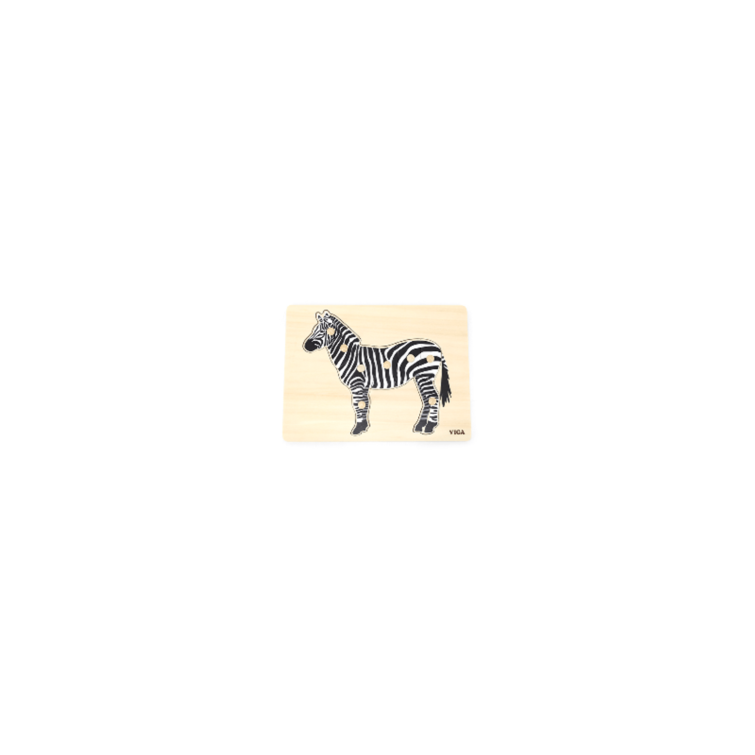 Puzzle Montessori, Zebra, Viga fotografia produsului